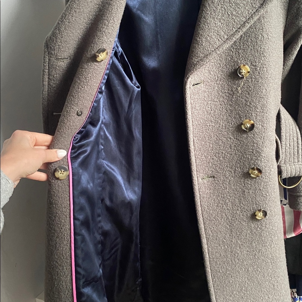 J. Crew Italian Boiled Wool Coat in Green - Picture 8 of 8